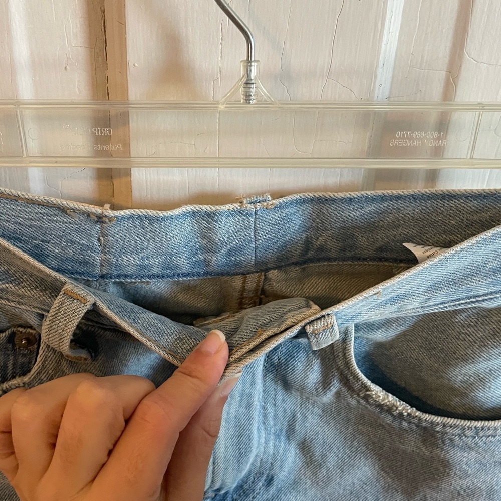 Everlane Denim Reconstructed skirt - Picture 2 of 7